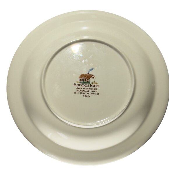 Sangostone Country Cottage Dinner Plates 10.5" Dia. Set Of Four - Picture 9 of 10